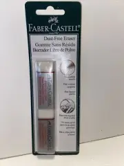 Sealed Faber-Castell White Dust-Free Eraser 2 Pack