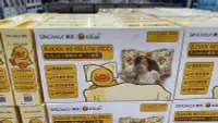 在飛比找露天拍賣優惠-山姆sinomax 賽諾 小黃鴨 可調節乳膠兒童枕頭