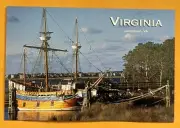 Postcard VA: Restored Clipper Ship. Jamestown. Virginia
