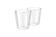 2pc Breville 200ml The Latte Duo Glasses Borosilicate Heat Resistant Glass Clear