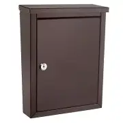 Architectural Mailboxes Chelsea Galvanized Steel, Locking, Wall Mount Mailbox, 2