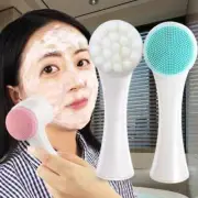 Silicone Face Cleansing Brush Double-Sided Facial Cleanser Blackhead Removal
