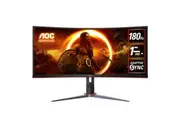 AOC 34in UWQHD 180Hz VA Curved Gaming Monitor (CU34G2XP)