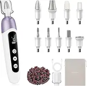 Professional Manicure Pedicure Kit with Memory Modes, Cordless Electric Nail File Set 10 Speed Portable Nail Drill Machine, Pedicure Tools for feet, Hand Foot Care Tool for Thick Nail Toenail Cuticle