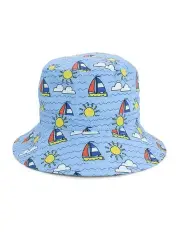 [Morgan & Taylor Mini] Mini Boats Bucket Hat in Blue
