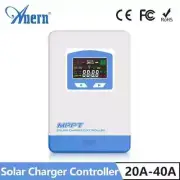 MPPT Solar Charger Controller 20A 12V 24V Solar Panel Regulator LCD Display