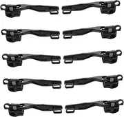 CATIEBYE 5 Pairs Metal Zipper Head Luggage Lock Hole Replacement Sliding Pull Detachable Zipper Pull for Suitcase Replacement Accessory