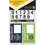 NRL Raiders Rego Reminder Decal - N-RR-RA