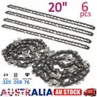 6X Chainsaw Chains 325 058 76DL for MTM 58SX w 20" Inch bar QUALITY PREMIUM Saw
