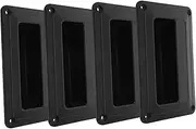 4Pcs Small Plastic Audio Speaker Side Handle Replacement Sturdy Recessed Design for Convenient Use and Storage for Speaker Parts and Accessories