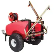 SILVAN 300L LIGHTFOOT TRAILED SPRAYER WITH HOSE REEL AND 4M FOLDING BOOM