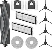 Replacement Parts for Dreame L10s Plus Robot Vacuum Accessories 1 Main Brush 4 Side Brush 2 HEPA Filter 2 Mop Pad 2 Dust Bags