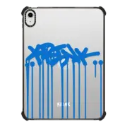 iPad 10.9-inch (10th gen) iPad Impact Case Krink Blue Tag iPad Case