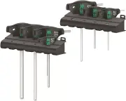 Wera 454/7 HF Set 1 Hex Plus T-Handle Screwdriver Set With Rack 05023450001