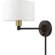 Livex Lighting 40080-07 Allison Swing Arm or Wall Lamp