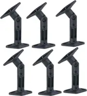 6 PACK UNIVERSAL CEILING WALL SATELLITE SPEAKER MOUNT BRACKETS HOME THEATER BOSE
