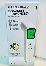 SHARPER IMAGE Digital Touchless Smart Forehead Thermometer. New Sale..