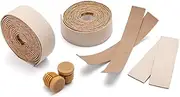 Brooks England Cotton Cork Gravel and Road Cycling Bar Tape, Natural