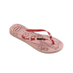 Havaianas 女 粉 哈瓦仕 迪士尼100週年紀念 米妮 毛怪 大眼仔 阿布 拖鞋 4148765-0076W