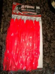 NOS Vintage Bike Hunt-Wilde Atomic DayGlo Streamers on Card 10 pairs!!!