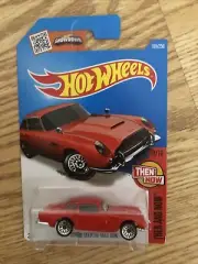 2016 Hot Wheels 1963 Aston Martin DB5 Coupe 101/250 Then And Now Series 1/10 Red