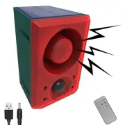 Comboss Solar Motion Sensor Sound Alarm for Outdoor- Adjustable Volume Record...