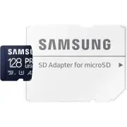 Samsung 128GB PRO Ultimate UHS-I microSDXC Card with SD Adapter