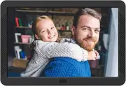 Atatat Digital Photo Frame with 1920x1080 IPS Screen, Digital Picture Frame Support Adjustable Brightness,Photo Deletion,1080P Video,Music,Slideshow,16:9 Widescreen- P800