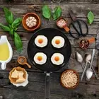 Omelet Pan Poached Egg Maker Skillet Nonstick and Hamburger Frying