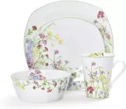 New Wildflower Garden 16 Piece Dinnerware Set Service for 4 | FREE SHIPPING AU