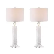 JONATHAN Y Bailey 32" LED Seashell Table Lamp, White at Nordstrom