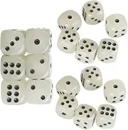 KOMBIUDA 18pcs Luminous Dice Set 6-Sided Acrylic Dice for Theme Safe Fun for Parties Teaching