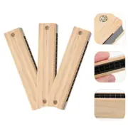 3 Pcs Harmonic Toys Mini Harmonica Musical Instruments for Kids Baby Toddler