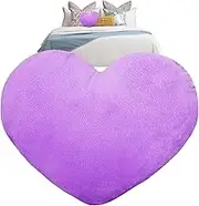 Heart Pillow - Heart Plush Cushion | Throw Pillow with Cozy Texture | Decor Throw Pillows | Small Shape Pillow for Couch Bed Sofa Home Decoration