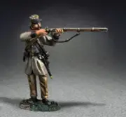 BRITAINS CIVIL WAR CONFEDERATE 31237 CONFEDERATE TEXAS BRIGADE STANDING FIRING