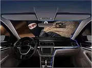 Dash Cam 2K+1080P WiFi HD Driving Recorder Night Vision Driving Recorder Front and Rear View Camera