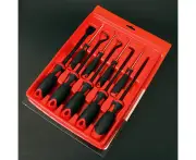 QISF 9 In 1 Car Pick and Hook Set, Scraper Pick Hook Gasket Scraping Hose Removal, O-Ring & Seal Remover Puller Craft Hobby Tool, Industrial Automotive Han