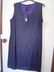 REDUCED BNWT!! CRUSHED TS 14+ TAKING SHAPE s/less DRESS Plus size 20