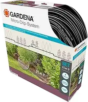 GARDENA Starter Set Rows of Plants S: Micro-Drip System for Water-Saving Irrigation of Plant Rows (13010-20)