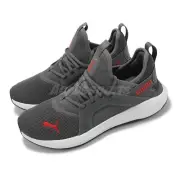 Puma Softride Enzo 5 Black Red Men Unisex Road Running Jogging Shoes 311098-04