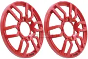 DS18 PRO-GRILL8 Universal 8" Red Plastic Speaker Grill Cover 2 Sub Grills Pair