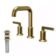 Karran Gillingham KBF534 2-Handle Three Hole Widespread Bathroom Faucet - Gold