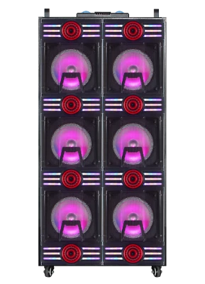 New Karaoke Max Power 20,000 Watts MPD6201 6 10'' Woofers DJ System Laser Light