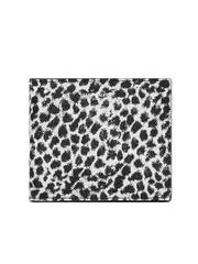 Saint Laurent East/West Wallet in Leopard Print Leather