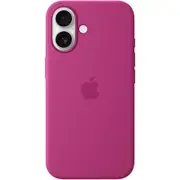 Apple iPhone 16 Silicone Case with MagSafe - Fuchsia**