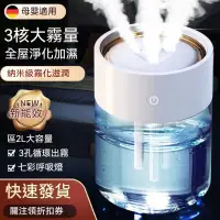 在飛比找蝦皮商城精選優惠-【台灣現貨】精油薰香機 加濕器 水氧機 納米噴霧 七彩燈 薰