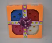 4 Pack Scrub Mommy Dual Two Sided Sponge and Scrubber Multi Task Happy Face