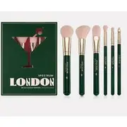 Spectrum London Travel Book Makeup Brush Set, Green