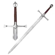 Hand Forged Gallow Glass High Carbon Steel Medieval Sword Irish Two Handed Sword