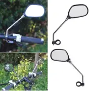 1 Pair Bicycle Rear View Rearview Mirror Cycling Handlebar Mirror 360d Flexible